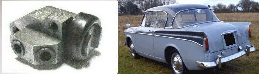 FRONT BRAKE WHEEL CYLINDER x1 (Sunbeam Rapier) (Ser. 1,2) (** LEFT SIDE **) (1955- 59)  